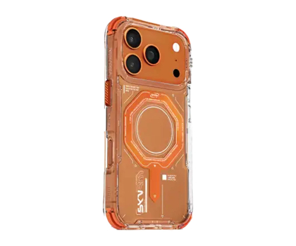 Etui do telefonów Skinarma Saido Mag-charge do iPhone 17 Pro Pro Max pomarańczowe